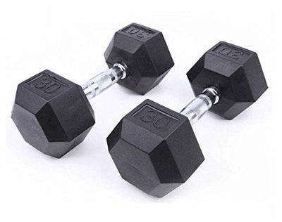 Rubber Hexagon Dumbbell