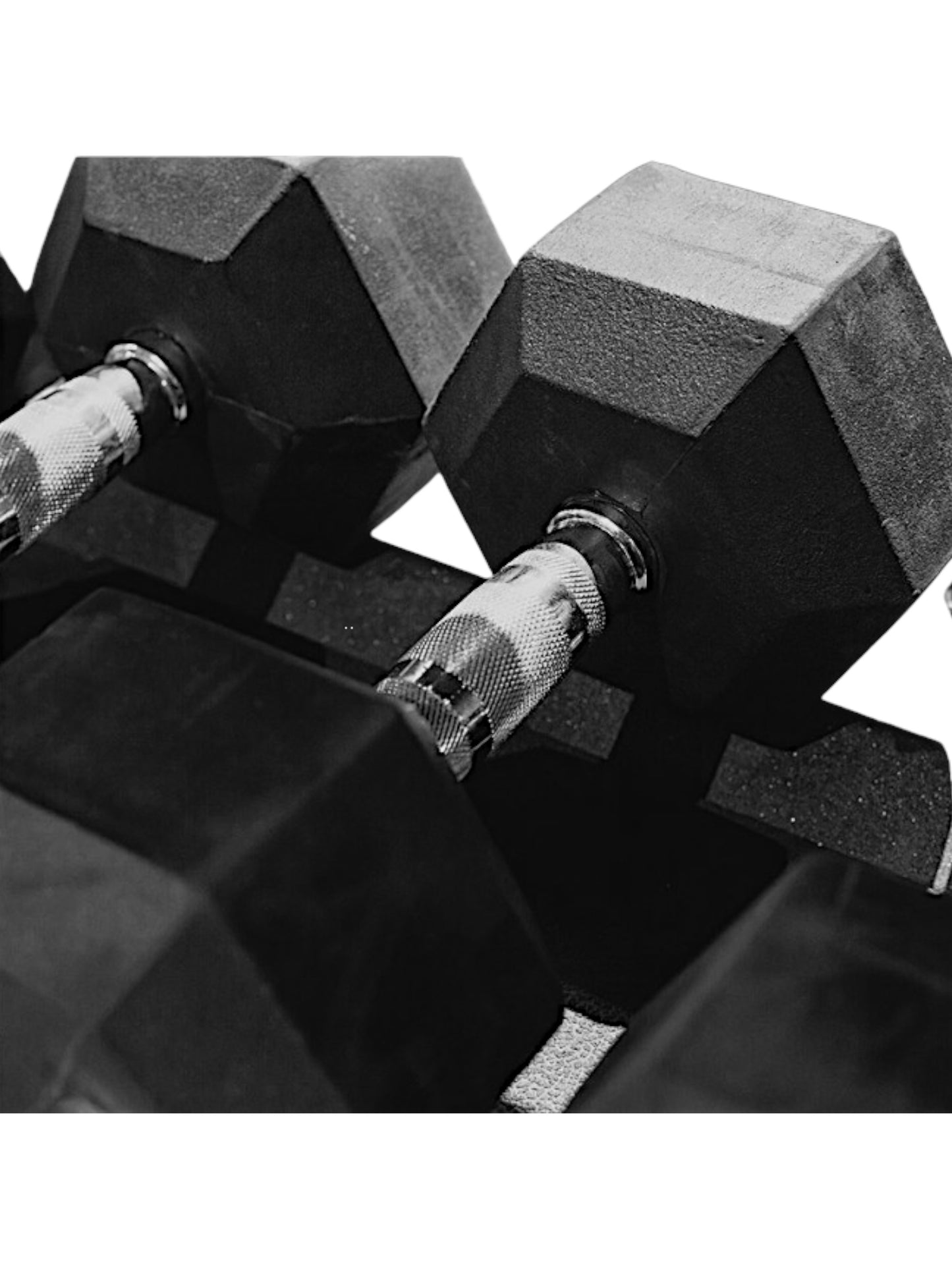 Rubber Hexagon Dumbbell