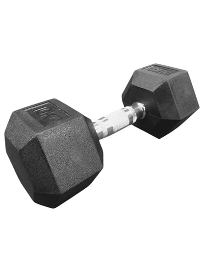 Rubber Hexagon Dumbbell