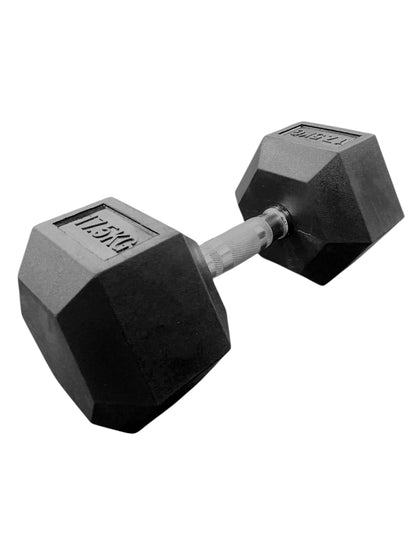 Rubber Hexagon Dumbbell