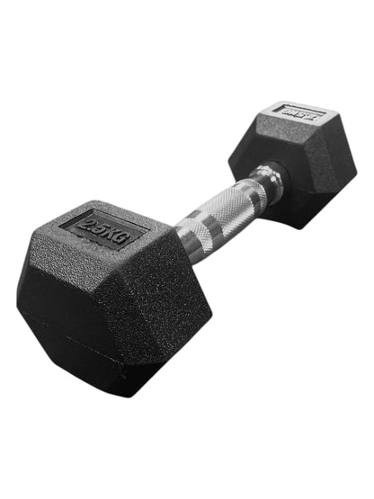 Rubber Hexagon Dumbbell