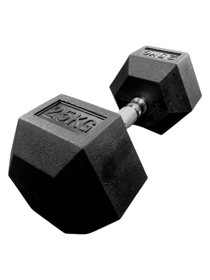 Rubber Hexagon Dumbbell