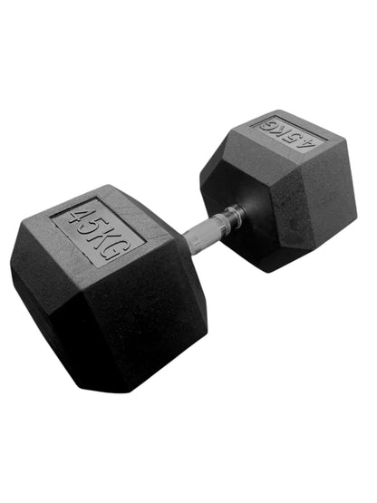 Rubber Hexagon Dumbbell