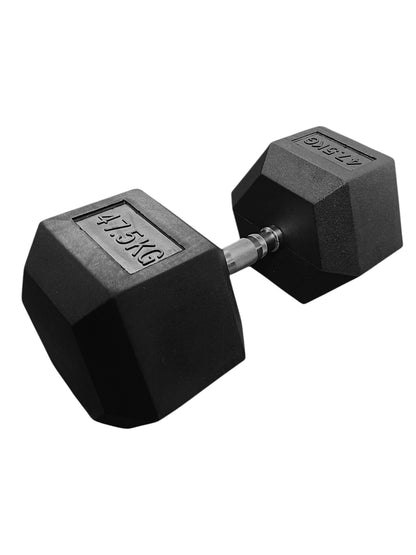 Rubber Hexagon Dumbbell