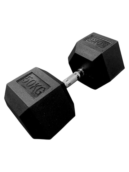 Rubber Hexagon Dumbbell