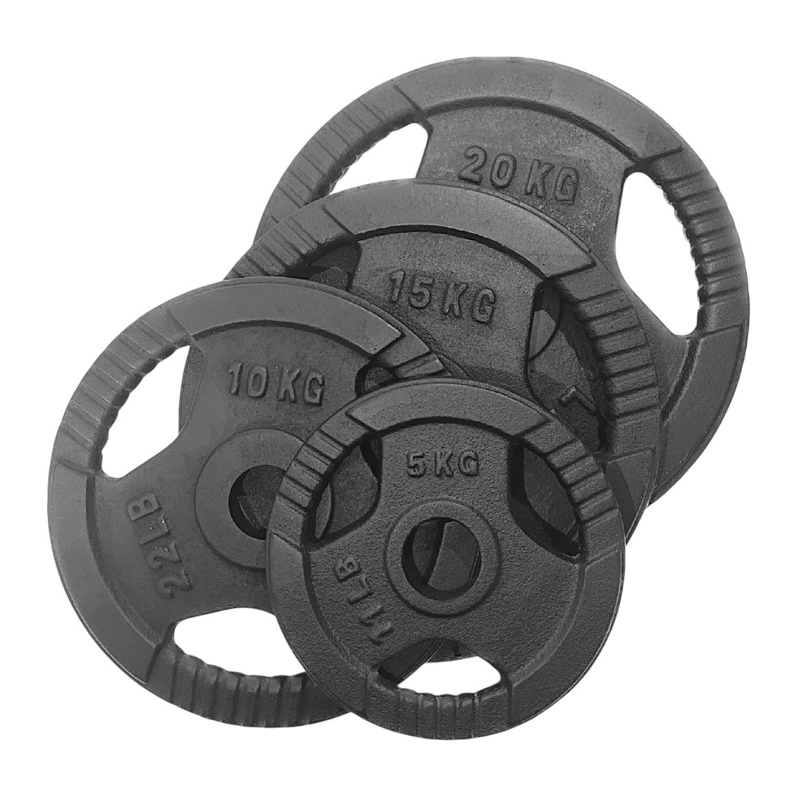 Cast Iron Olympic Tri-Grip Plate