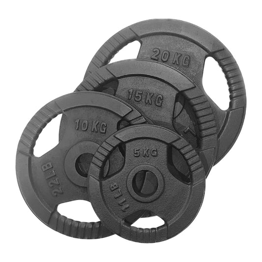 Cast Iron Olympic Tri-Grip Plate