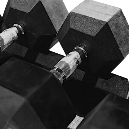 Rubber Hexagon Dumbbell
