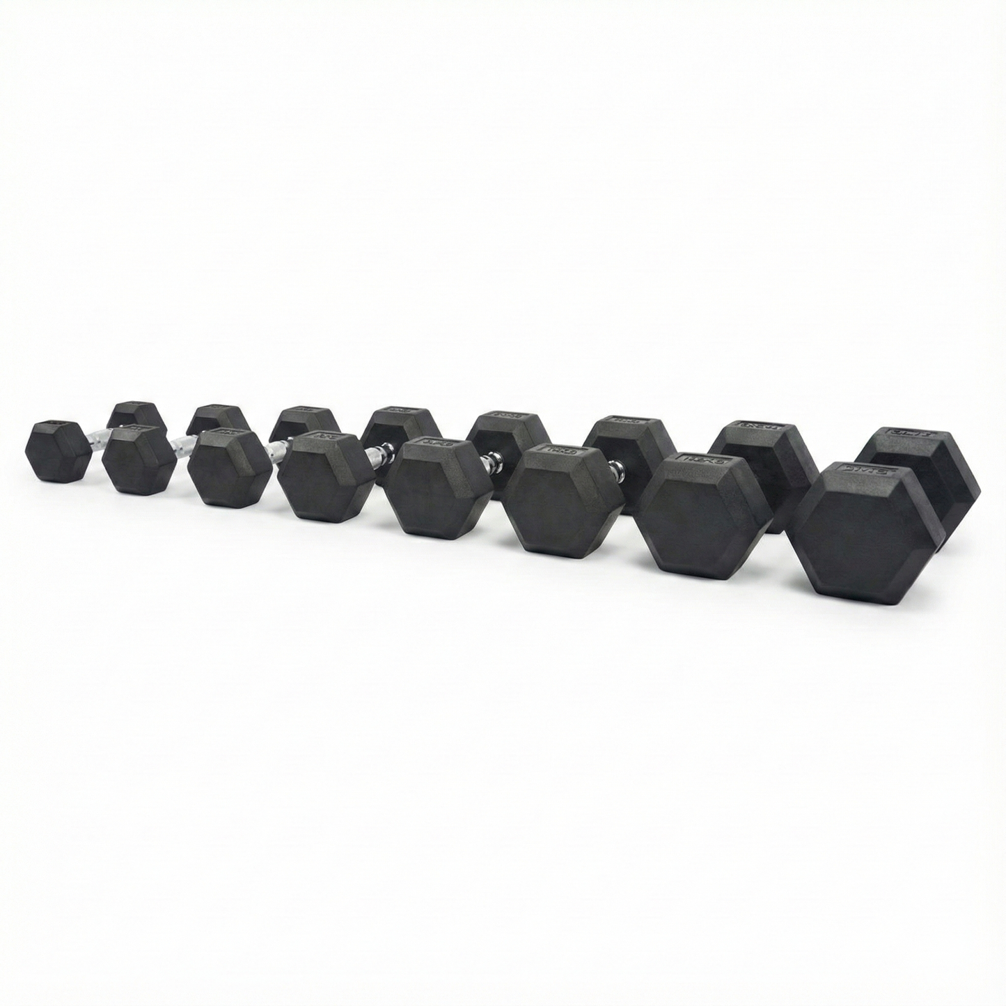 Rubber Hexagon Dumbbell