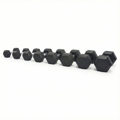 Rubber Hexagon Dumbbell