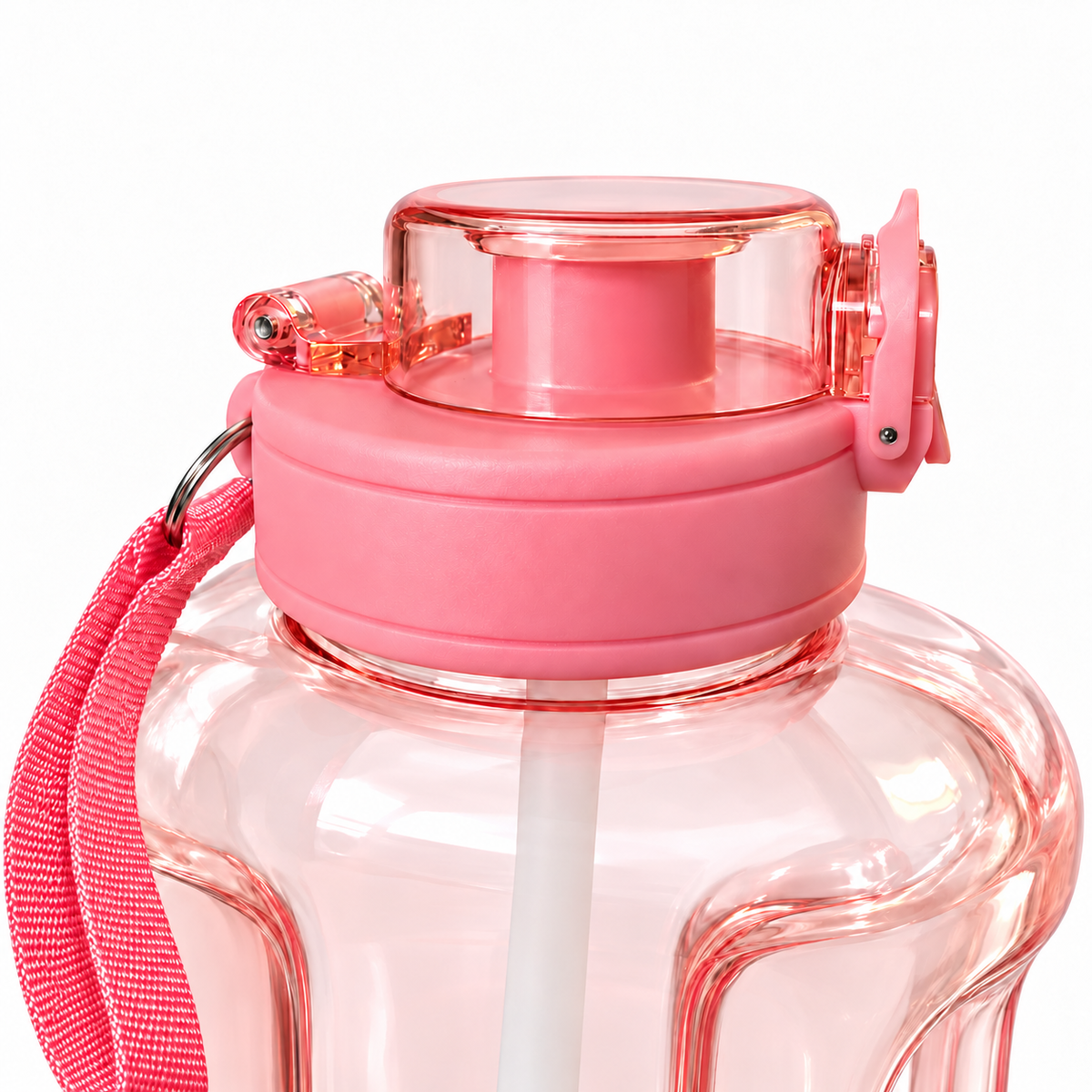 i-Fitness Gym Water Bottle with Straw - 1.5L