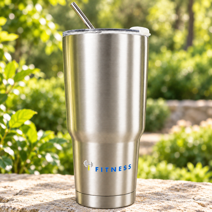 i-Fitness Stainless Steel Tumbler Cup - 880ml