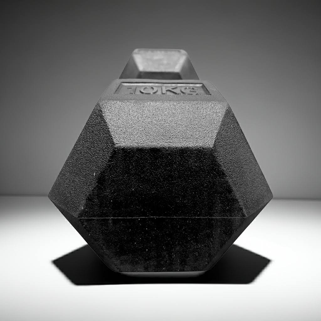 Rubber Hexagon Dumbbell