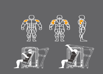 Split Type Shoulder Press Machine